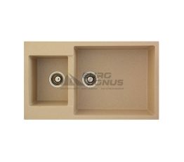FABIANO Кухонная мойка Quadro 86x50x15 Beige (8221.301.0455)
